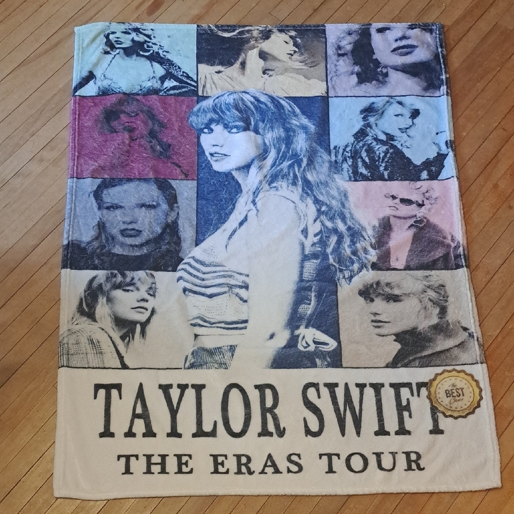 T Swift Plush Throw Blanket